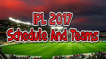 IPL Schedule 2017 Plakat