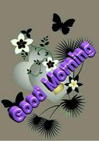 Good morning and evening pictures plakat
