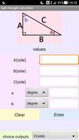 Right Triangle Calculator اسکرین شاٹ 2