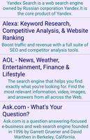 search engines other than google اسکرین شاٹ 2