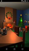 Salle de Noël Live Wallpaper3D Affiche