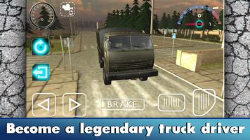 Kamaz Simulator 3D الملصق
