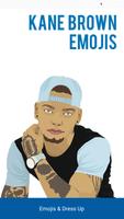 Kane Brown Stickers and Emojis Affiche