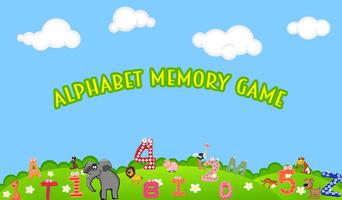 Alphabet Memory Game Affiche