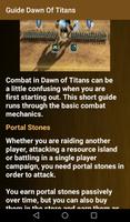 Guide Dawn Of Titans captura de pantalla 1