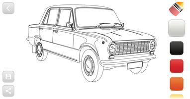 Cars coloring book screenshot 3