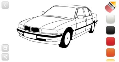 Cars coloring book screenshot 1