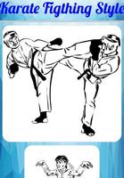 Karate Figthing Style Affiche
