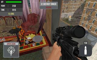 Sniper 3D : Mission-Four Aways ภาพหน้าจอ 1