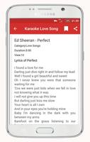 Karaoke Love Songs 截圖 2