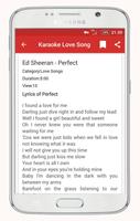 Karaoke Love Songs اسکرین شاٹ 2