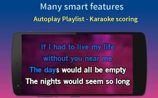 Karaoke Song Video - Music Video Famous👍👍😘 اسکرین شاٹ 2