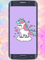 cute Kawaii Unicorn wallpapers تصوير الشاشة 2