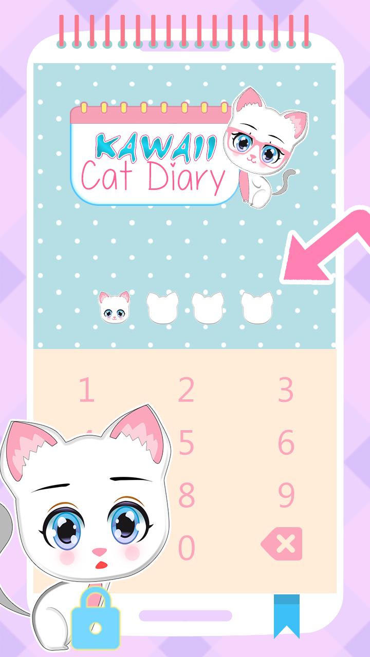 App De Diario Kawaii Gatitos Tiernos For Android Apk Download