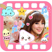 Kawaii Video Editor with Cute Stickers for Photos