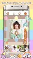 Videos Kawaii ➯ Editar Videos con Fotos y Musica captura de pantalla 1