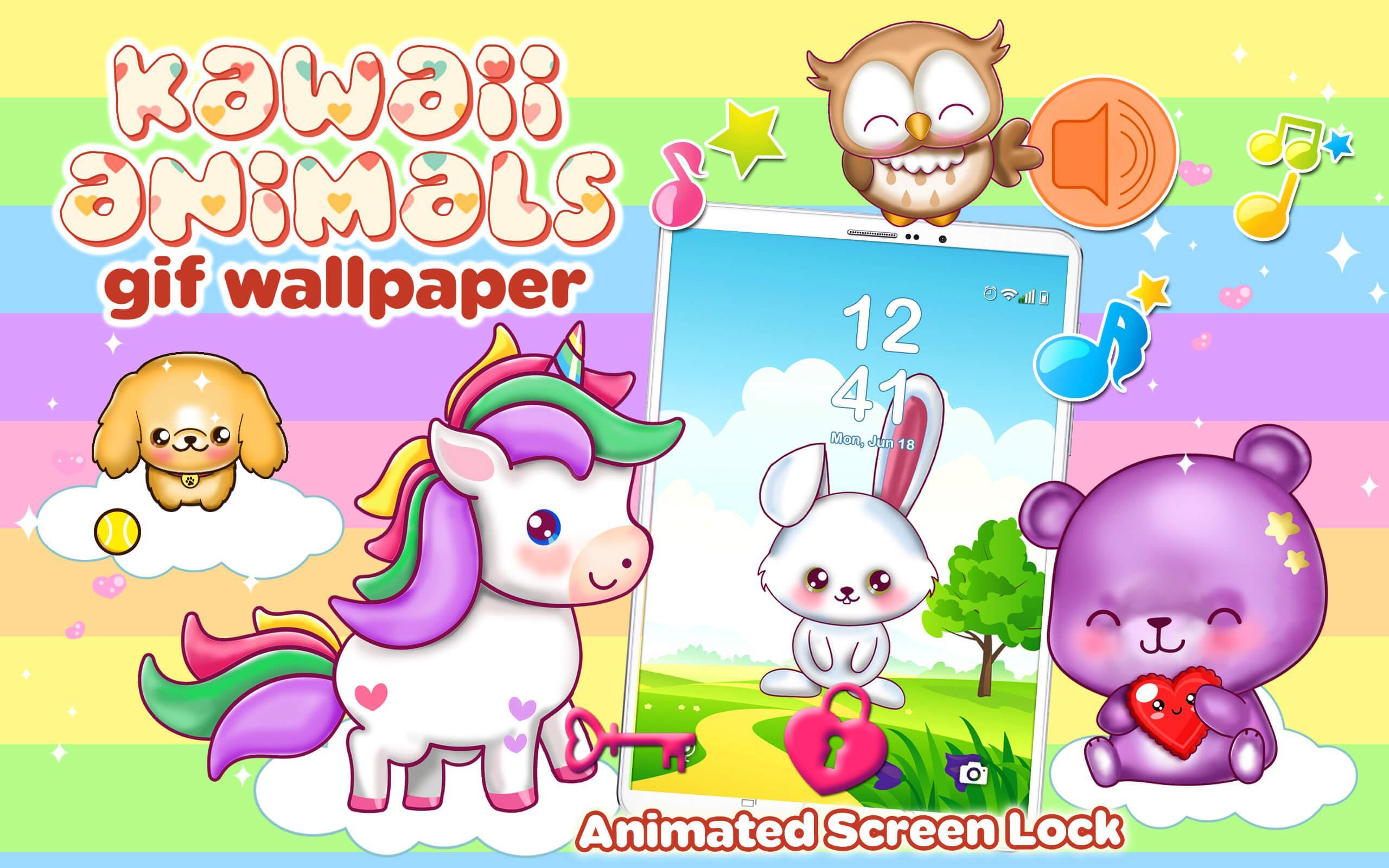 Kawaii Wallpaper Animasi Gambar Binatang Lucu For Android APK