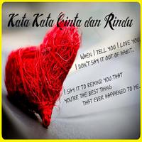 Kata Kata Cinta & Rindu Keren captura de pantalla 2