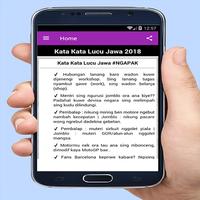 Kata Kata Lucu Jawa 2018 screenshot 1