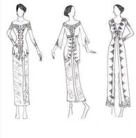 Kebaya Design Sketches اسکرین شاٹ 1