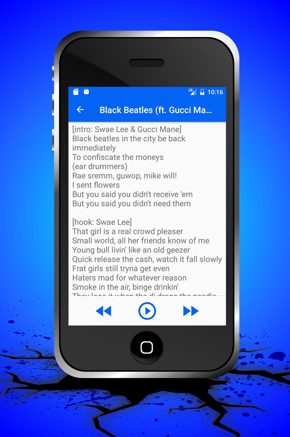Black Beatles Lyrics For Android Apk Download - roblox black beatles