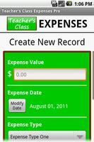 Teacher's Class EXPENSES FREE ภาพหน้าจอ 1