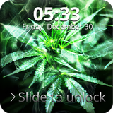 Marijuana  Weed Screen Lock ikona