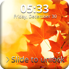 Autumn Yellow Leaf PIN  Lock Screen ícone
