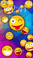 Cute Emoji Smile  Screen Lock الملصق