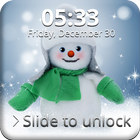 Frosty Snowman Screen Lock icône