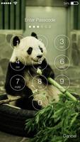 Panda Lock Screen Password captura de pantalla 1