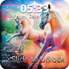 Runing Unicorn Lock Screen ikona