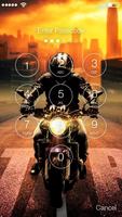 Sport Bike Love Lock Screen imagem de tela 1