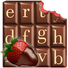 Tatlı çikolata klavye simgesi