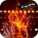 Keyboard Dark Fire All Theme APK