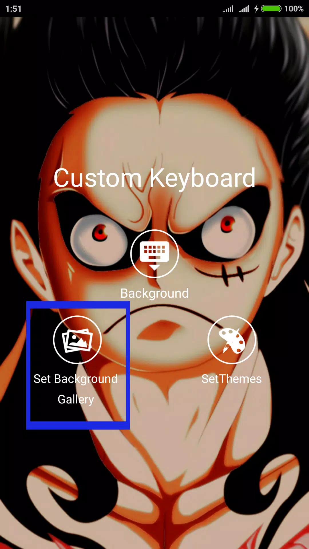 Keyboard Monkey D Luffy Emoji APK pour Android Télécharger