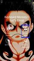 Keyboard Monkey D Luffy Emoji Ekran Görüntüsü 2