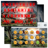 Keyboard emoji Dinosaurus Theme
