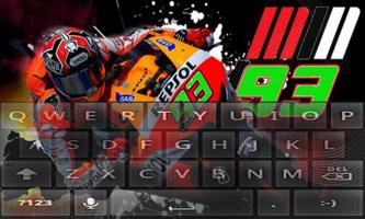 Marc marquez keyboard الملصق