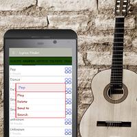 Song Lyrics App plakat