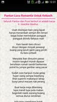 Pantun Cinta Romantis Islami captura de pantalla 2