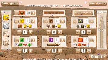 Terraforming Mars Player Board poster