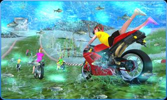 Kids Underwater MotorBike Race Adventure screenshot 2
