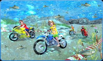 Kids Underwater MotorBike Race Adventure screenshot 3