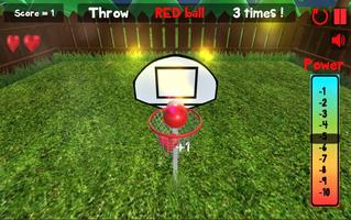 Basket and the Colored Balls 3D capture d'écran 1