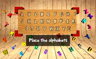 Match the letters 3D - English, Urdu and Arabic Affiche