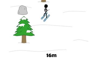 Stickman Ski Run screenshot 2