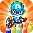 Kids Corloring Book SuperHero 图标