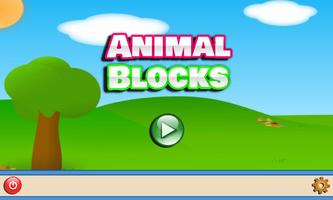 Kids Animal Blocks Free poster