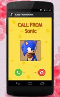 Call from Sonic Prank captura de pantalla 3